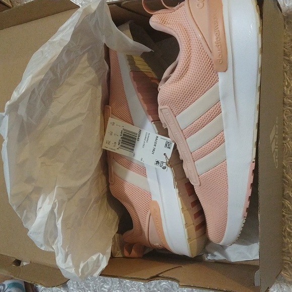 Adidas Pink Women's Athletic Running Shoes Size 8.5 - Picture 6 of 6